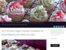 Tablet Screenshot of bigtentvegan.com